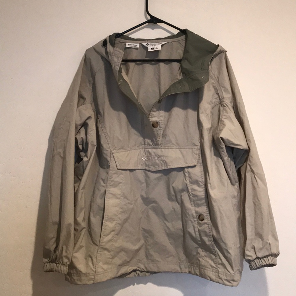 Columbia women’s large windbreaker pullover jacket